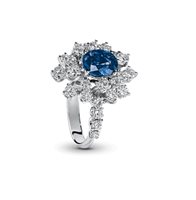 Anneau Damiani Femme Mimosa in Or blanc Zaffiro 0.95 Ct 20071685 - 20071685